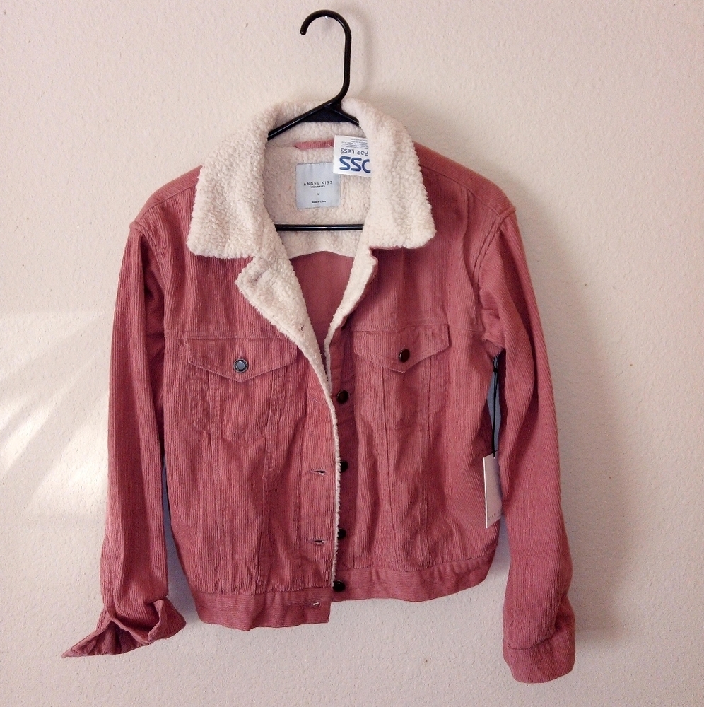 Brand New Pink Corteroid Jean Jacket
